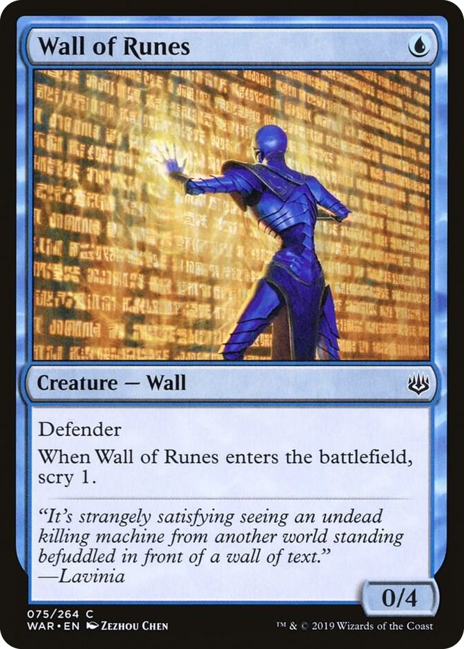 0075 Wall of Runes C War of the Spark