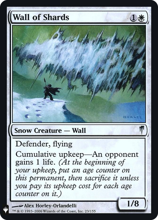 0023 Wall of Shards U The List Reprints