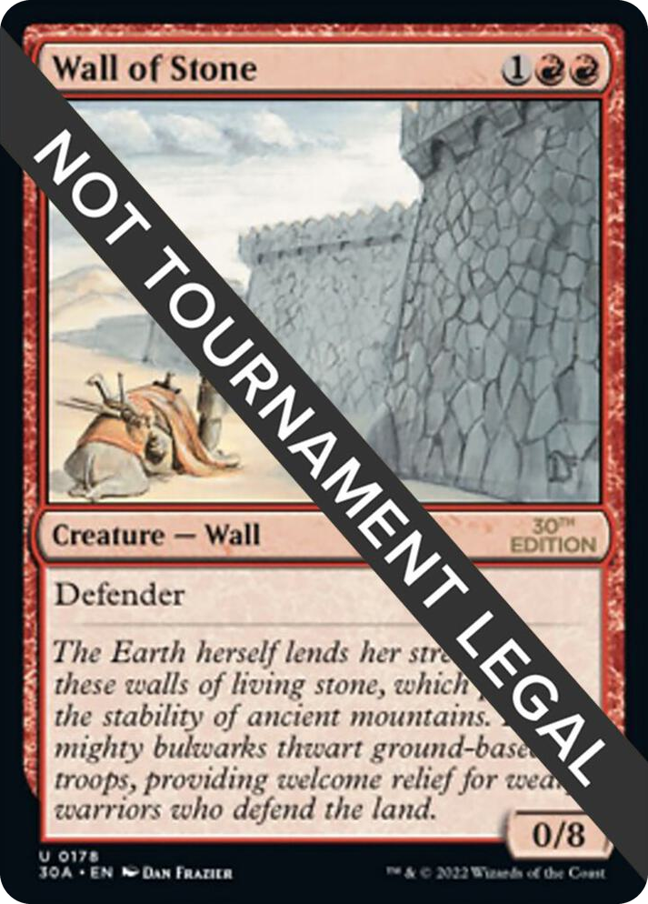 0178 Wall of Stone U 30th Anniversary Edition