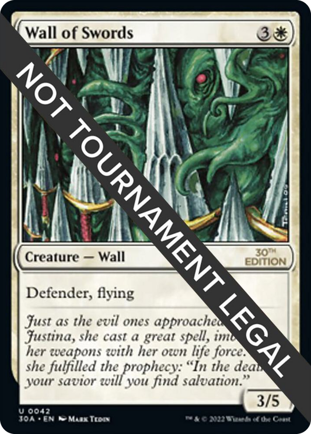 0042 Wall of Swords U 30th Anniversary Edition