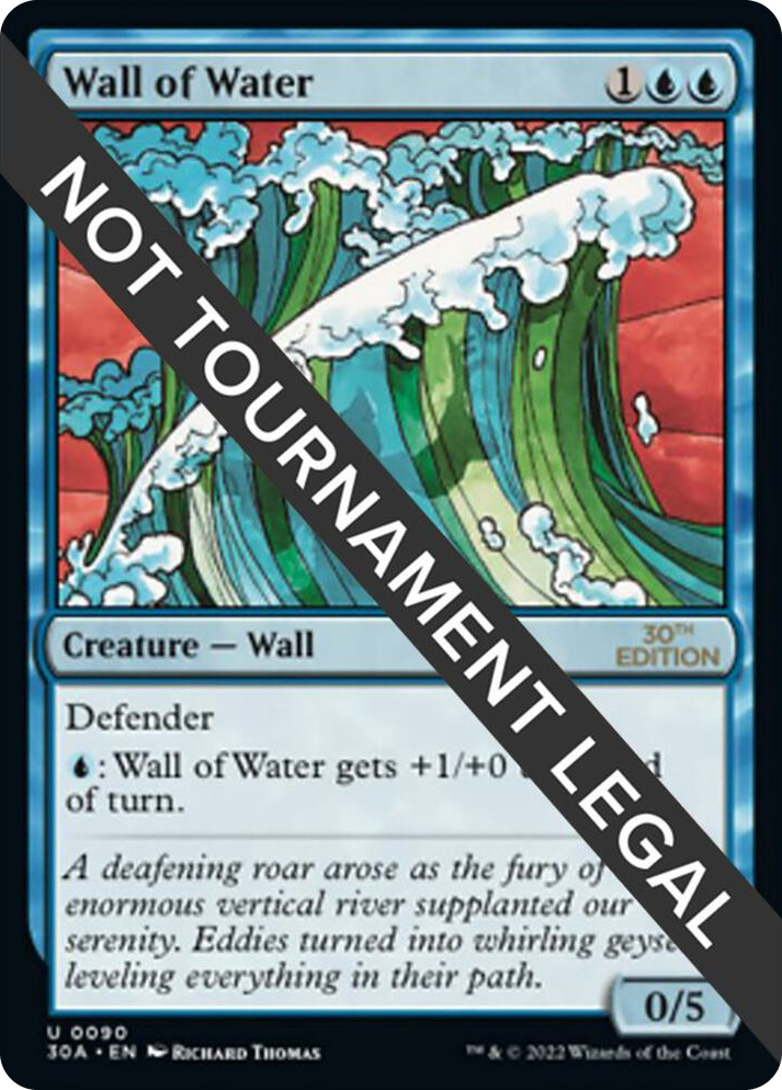 0090 Wall of Water U 30th Anniversary Edition