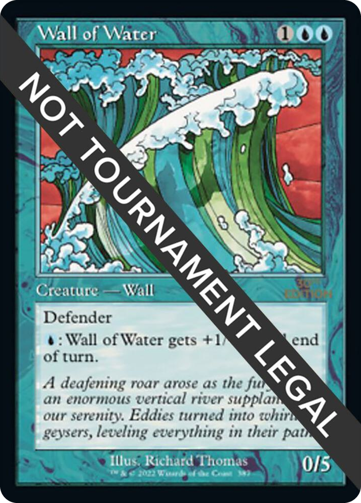 0387 Wall of Water (Retro Frame) U 30th Anniversary Edition