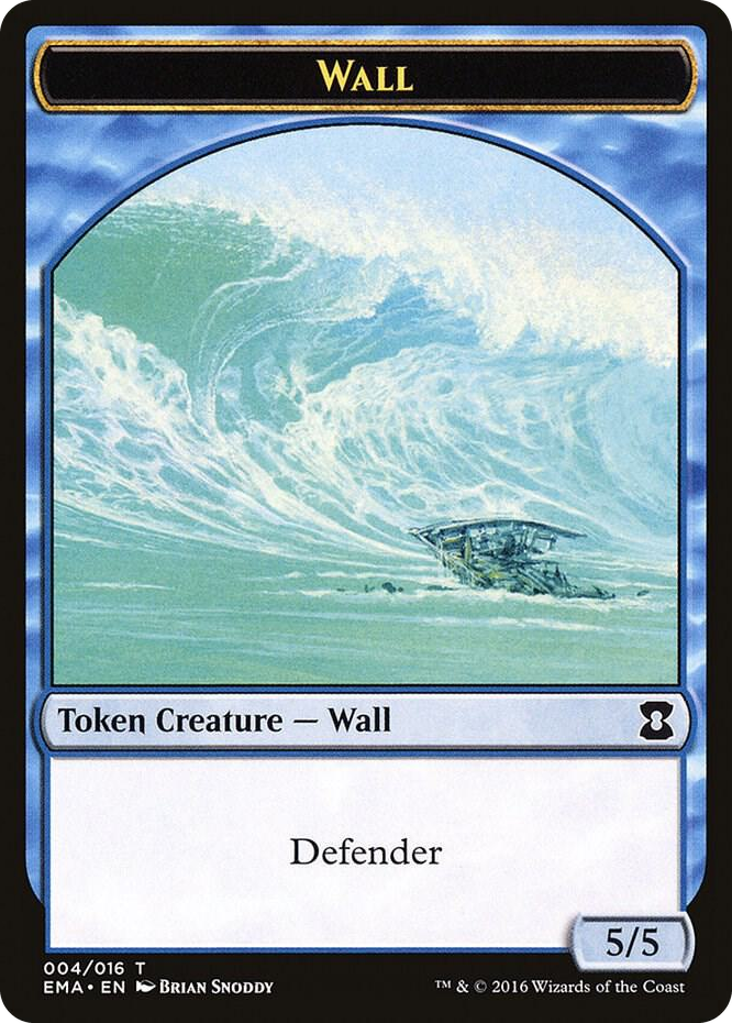 Wall Token #4 T - Eternal Masters Pokemon card