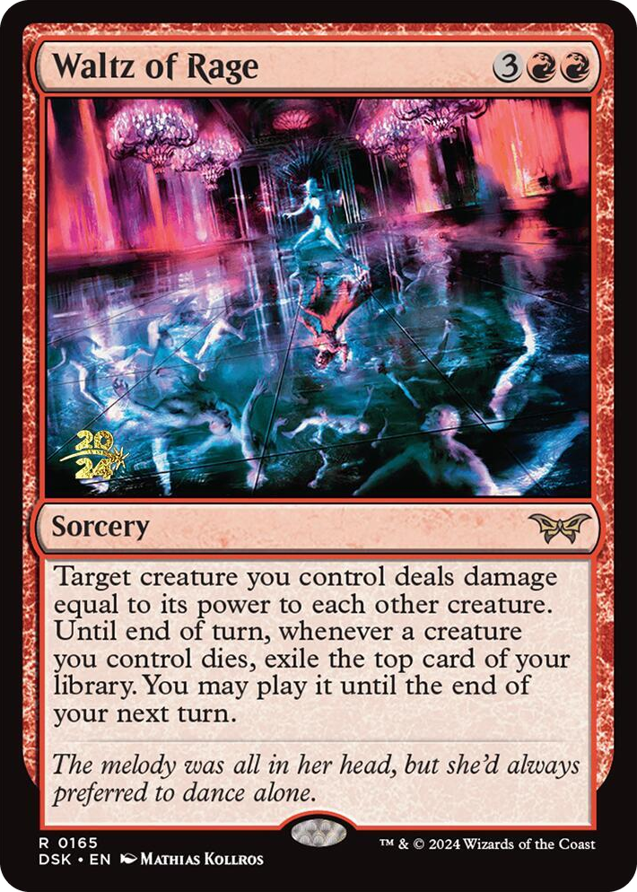 0165 Waltz of Rage R Prerelease Cards