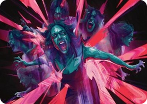 0035 Waltz of Rage Art Card S Art Series: Duskmourn: House of Horror