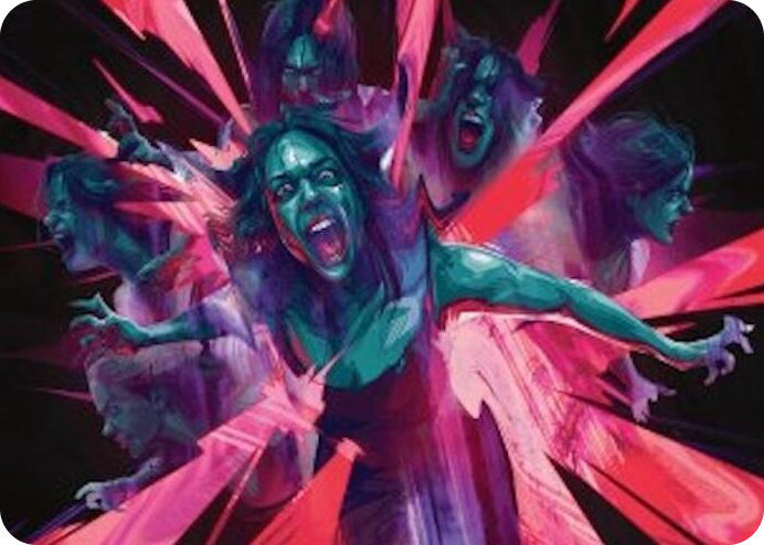 Waltz of Rage Art Card #35 S - Art Series: Duskmourn: House of Horror Pokemon card