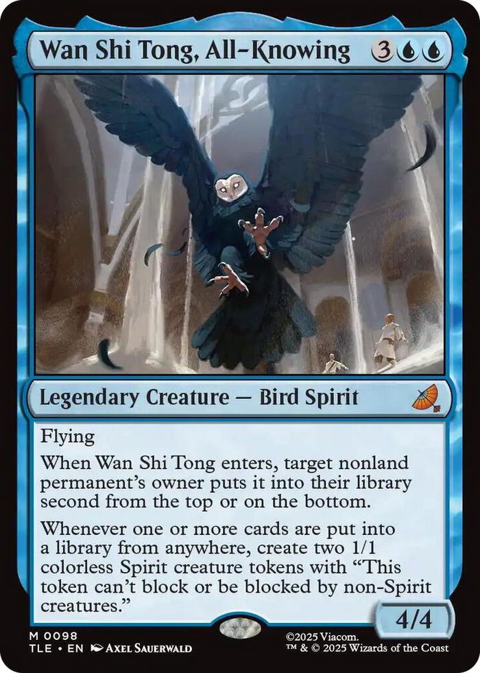 Wan Shi Tong, All-Knowing #98 M - The Last Airbender: Eternal-Legal Pokemon card