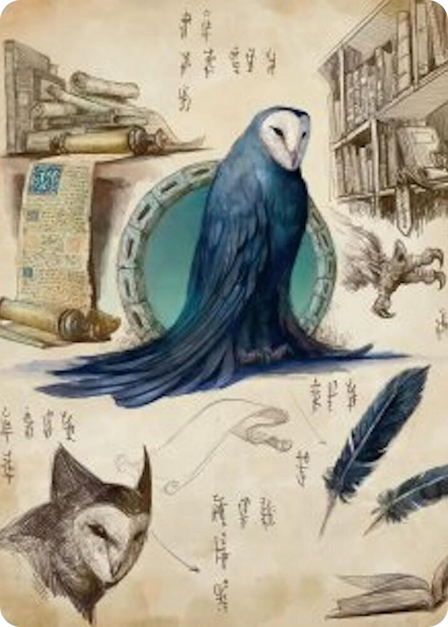 0033 Wan Shi Tong, Librarian Art Card S Art Series: Avatar: The Last Airbender