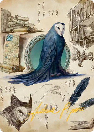 0033 Wan Shi Tong, Librarian Art Card (Gold-Stamped Signature) S Art Series: Avatar: The Last Airbender