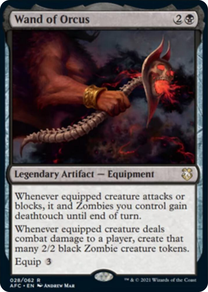 0028 Wand of Orcus R Commander: Adventures in the Forgotten Realms