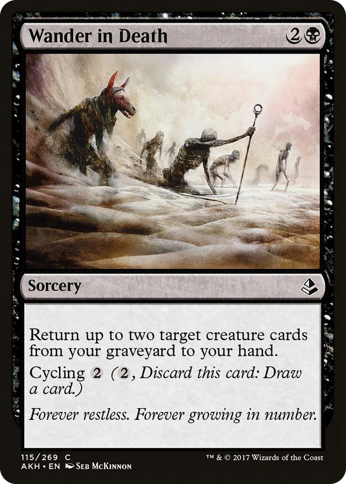 Wander in Death #115 C - Amonkhet Pokemon card
