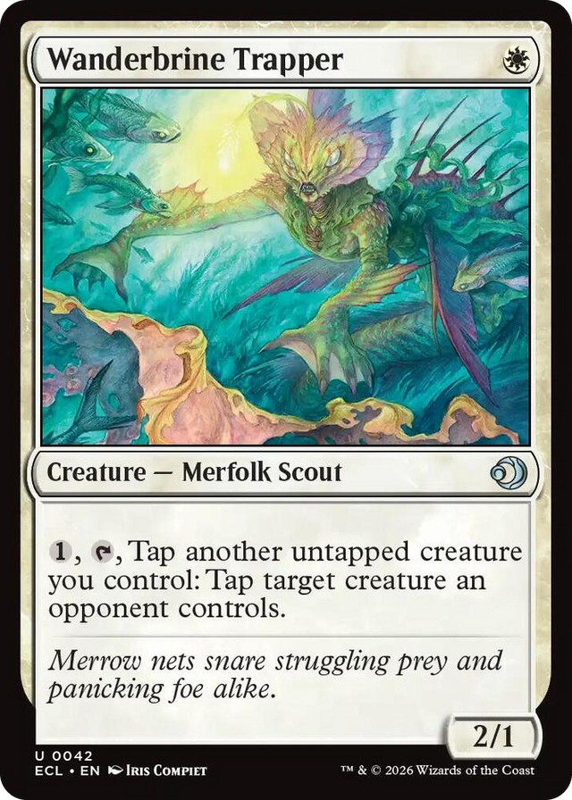 0042 Wanderbrine Trapper U Lorwyn Eclipsed