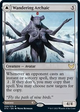 0006 Wandering Archaic R Strixhaven: School of Mages
