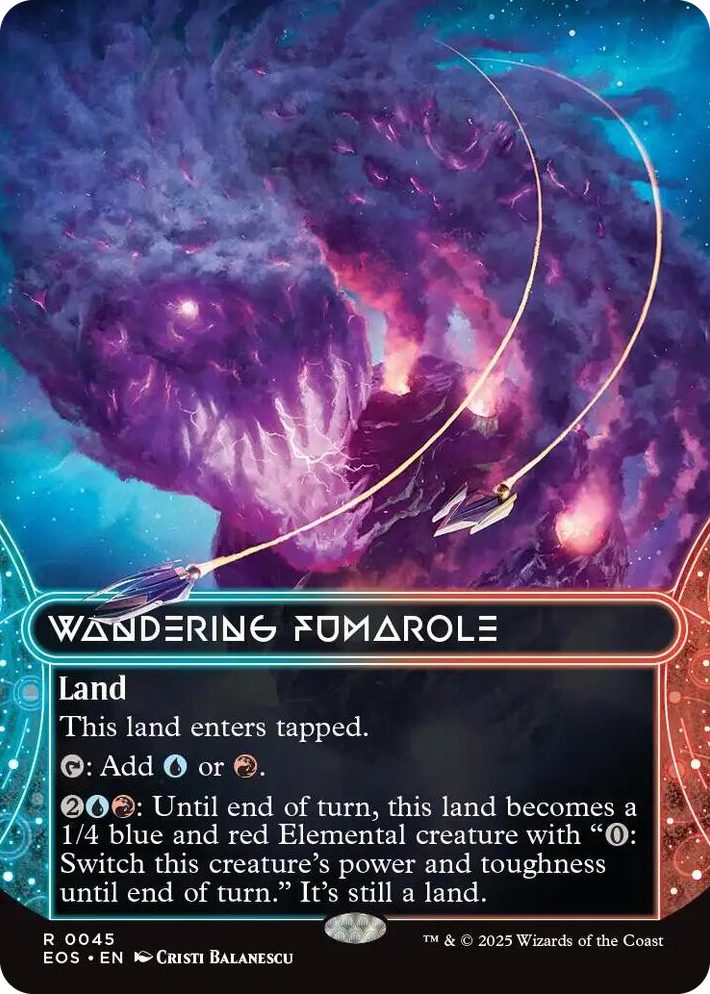 0045 Wandering Fumarole (0045) (Borderless) R Edge of Eternities: Stellar Sights