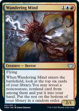 Wandering Mind #251 U - Innistrad: Crimson Vow Pokemon card