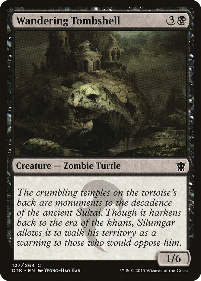 0127 Wandering Tombshell C Dragons of Tarkir