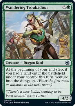 0210 Wandering Troubadour U Adventures in the Forgotten Realms