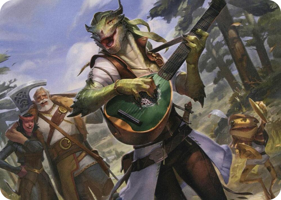 0064 Wandering Troubadour Art Card S Art Series: Adventures in the Forgotten Realms