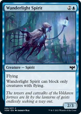 0086 Wanderlight Spirit C Innistrad: Crimson Vow