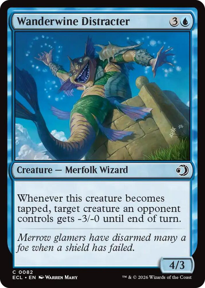 Wanderwine Distracter #82 C - Lorwyn Eclipsed Pokemon card