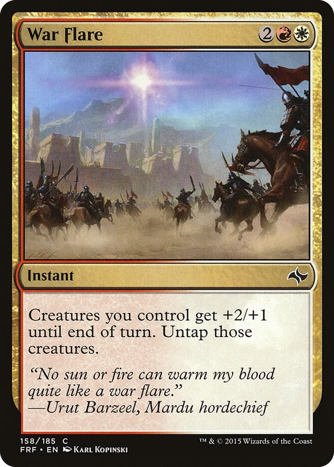 0158 War Flare C Fate Reforged