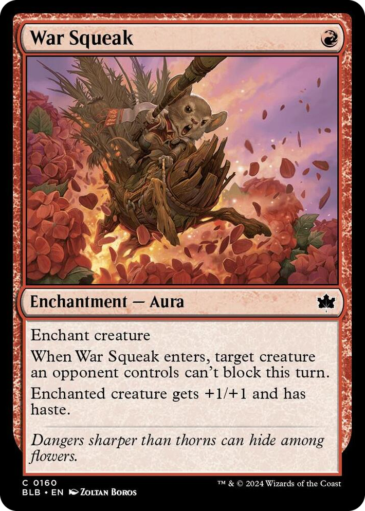0160 War Squeak C Bloomburrow