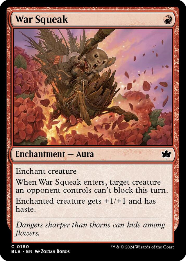 0160 War Squeak C Bloomburrow