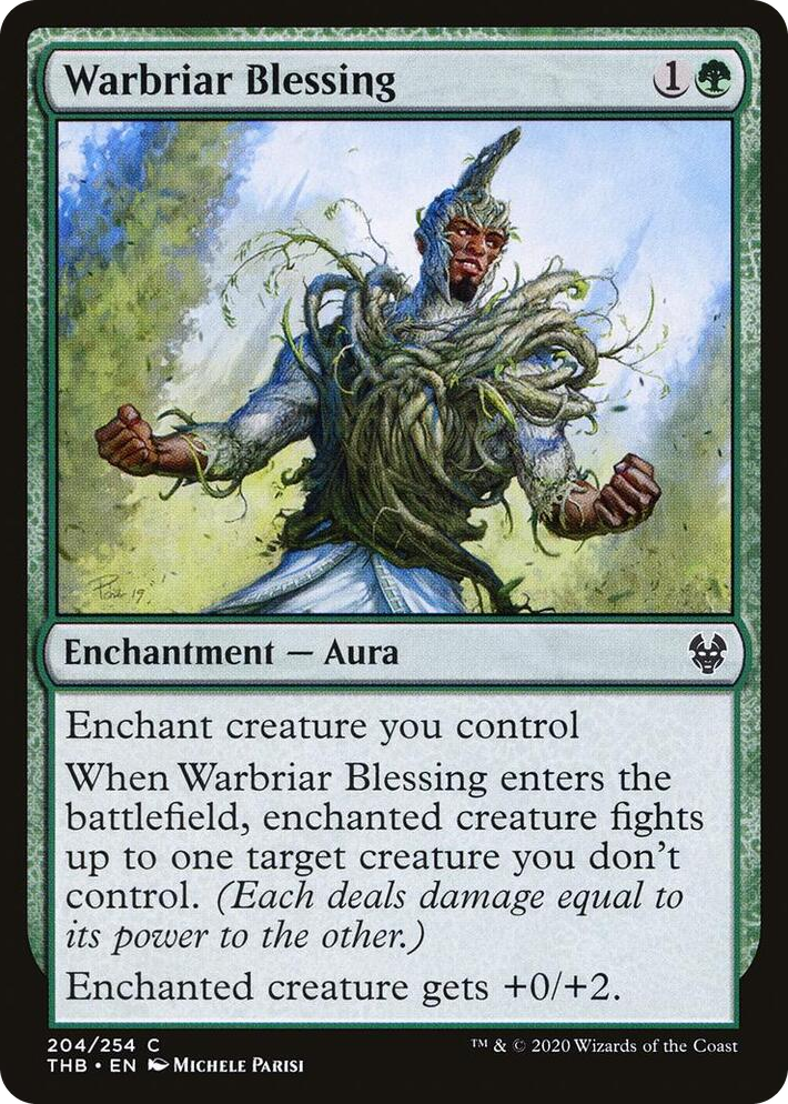 0204 Warbriar Blessing C Theros Beyond Death