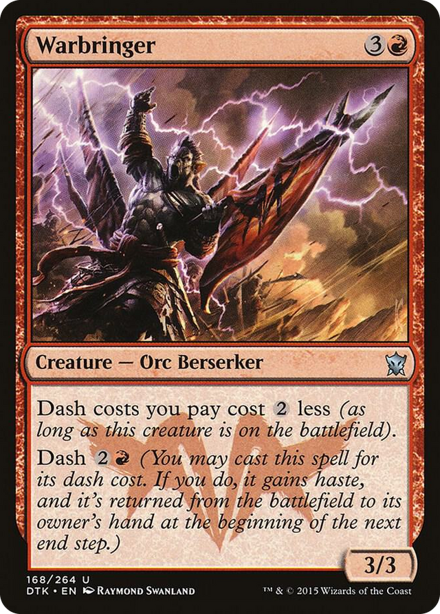0168 Warbringer U Dragons of Tarkir