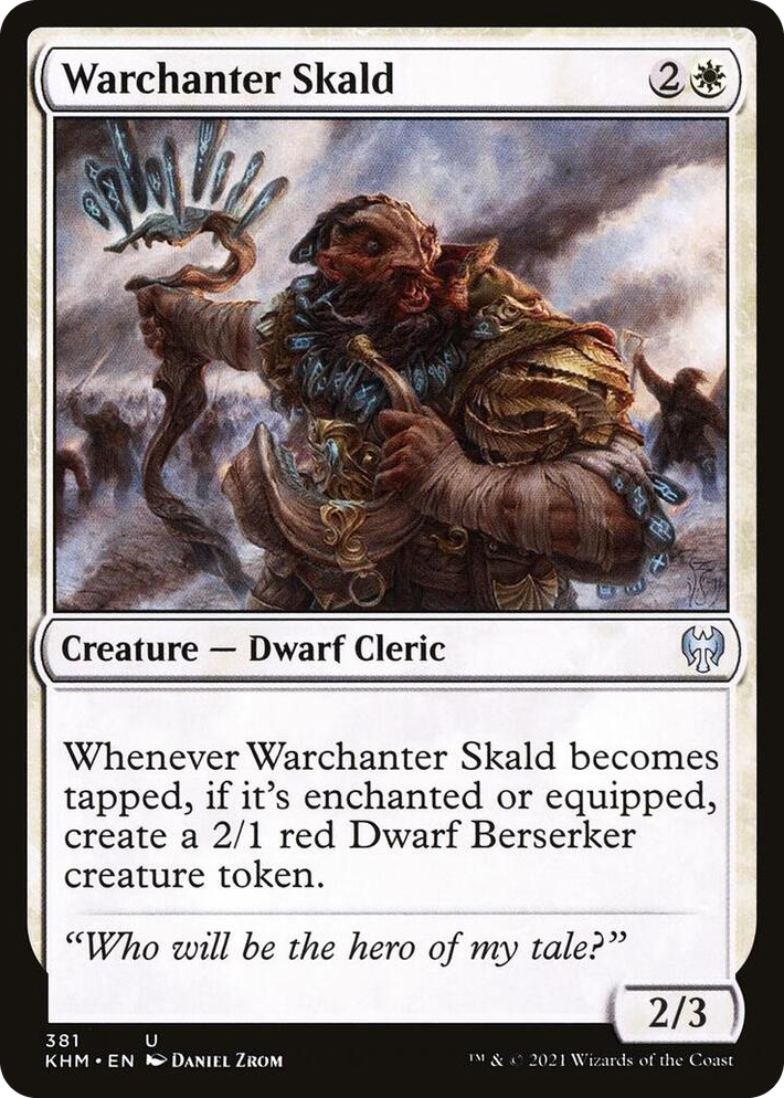 0381 Warchanter Skald U Kaldheim