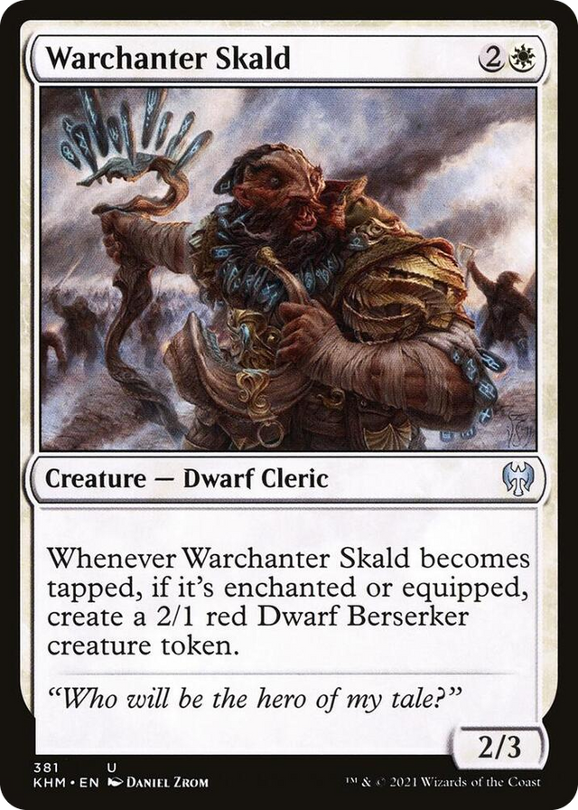 0381 Warchanter Skald U Kaldheim