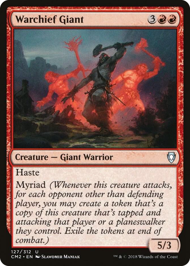 0127 Warchief Giant U Commander Anthology Volume II
