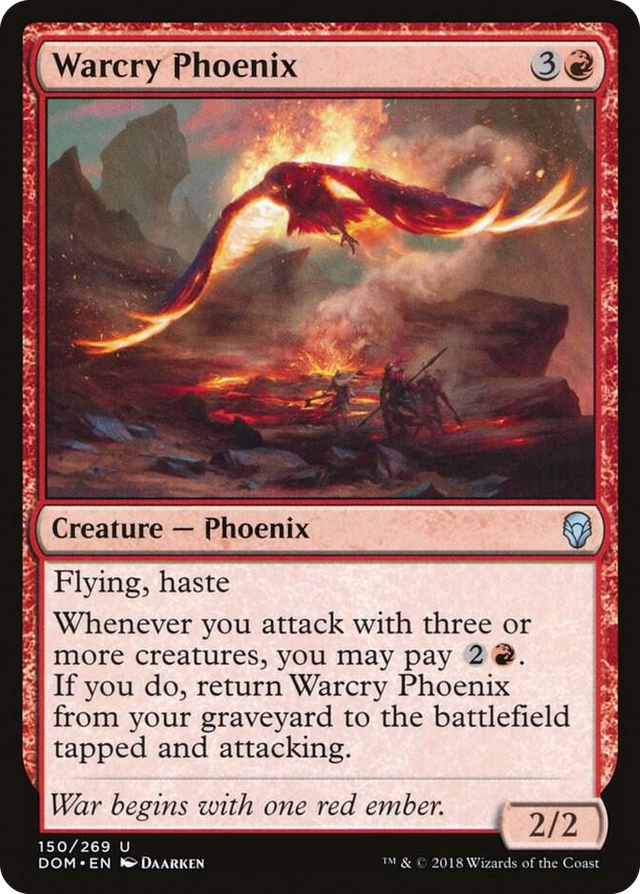 0150 Warcry Phoenix U Dominaria