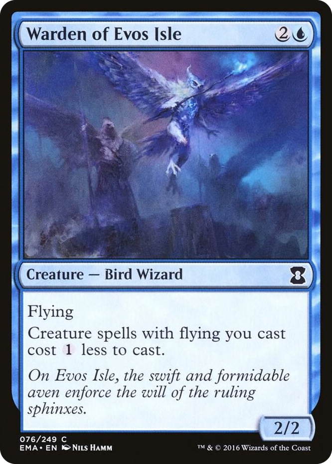 Warden of Evos Isle #76 C - Eternal Masters Pokemon card