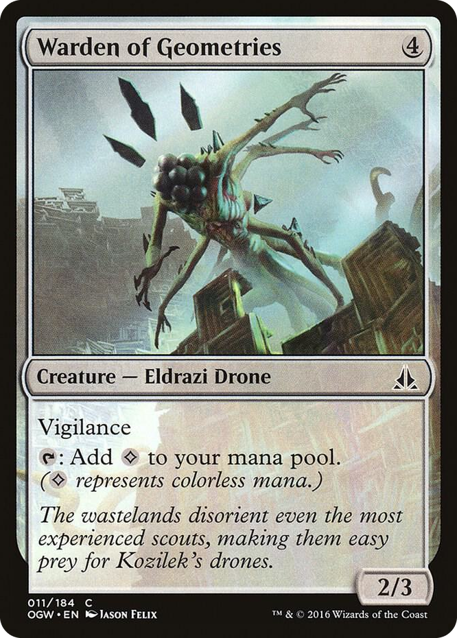 Warden of Geometries #11 C - Oath of the Gatewatch Pokemon card