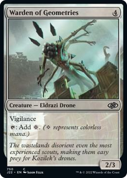 Warden of Geometries #750 C - Jumpstart 2022 Pokemon card