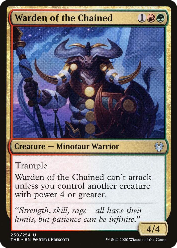 0230 Warden of the Chained U Theros Beyond Death