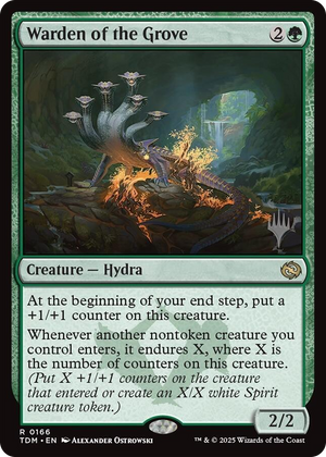 0166 Warden of the Grove R Promo Pack: Tarkir: Dragonstorm