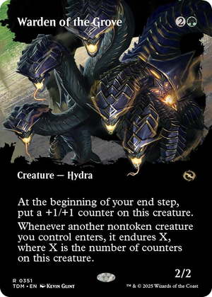 0351 Warden of the Grove (Borderless) R Dragonstorm