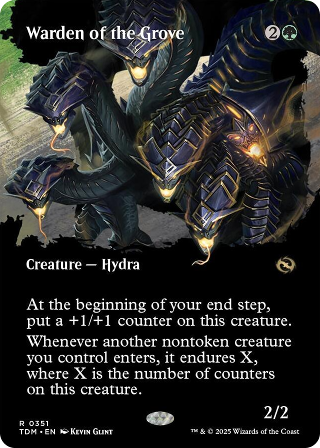 Warden of the Grove (Borderless) #351 R - Dragonstorm Pokemon card