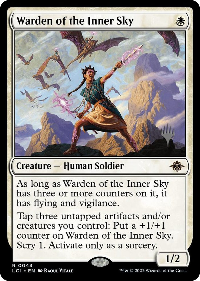 Warden of the Inner Sky #43 R - Promo Pack: The Lost Caverns of Ixalan Pokemon card