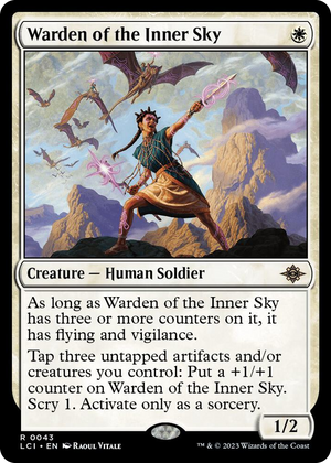 0043 Warden of the Inner Sky R The Lost Caverns of Ixalan