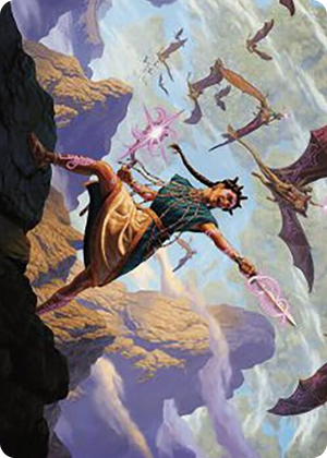 0007 Warden of the Inner Sky Art Card S Art Series: The Lost Caverns of Ixalan