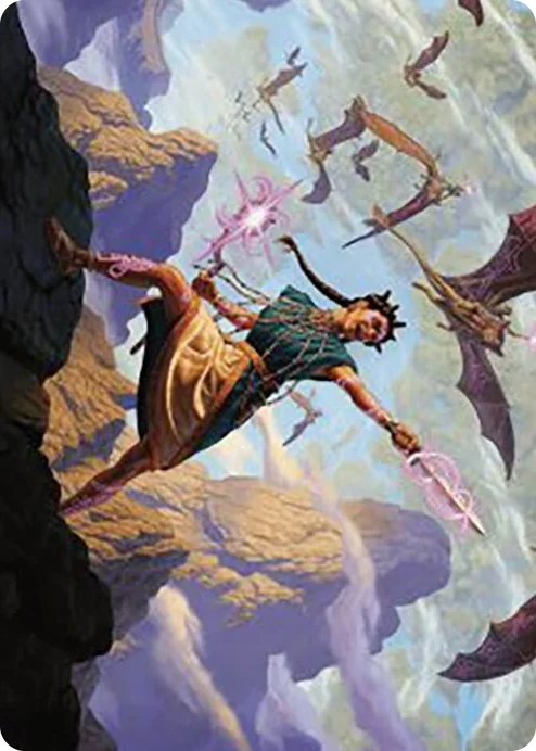 0007 Warden of the Inner Sky Art Card S Art Series: The Lost Caverns of Ixalan