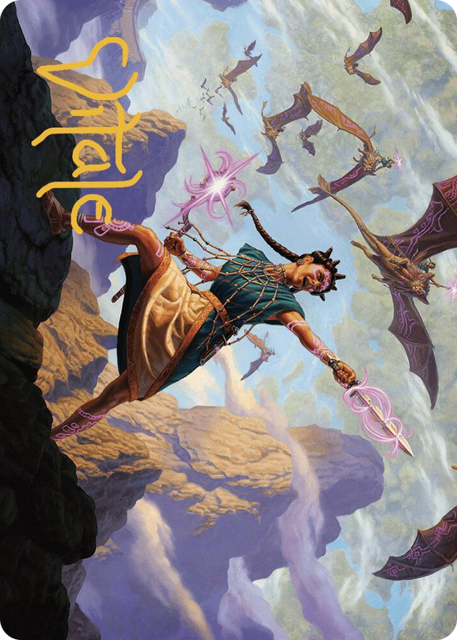 0007 Warden of the Inner Sky Art Card (Gold-Stamped Signature) S Art Series: The Lost Caverns of Ixalan
