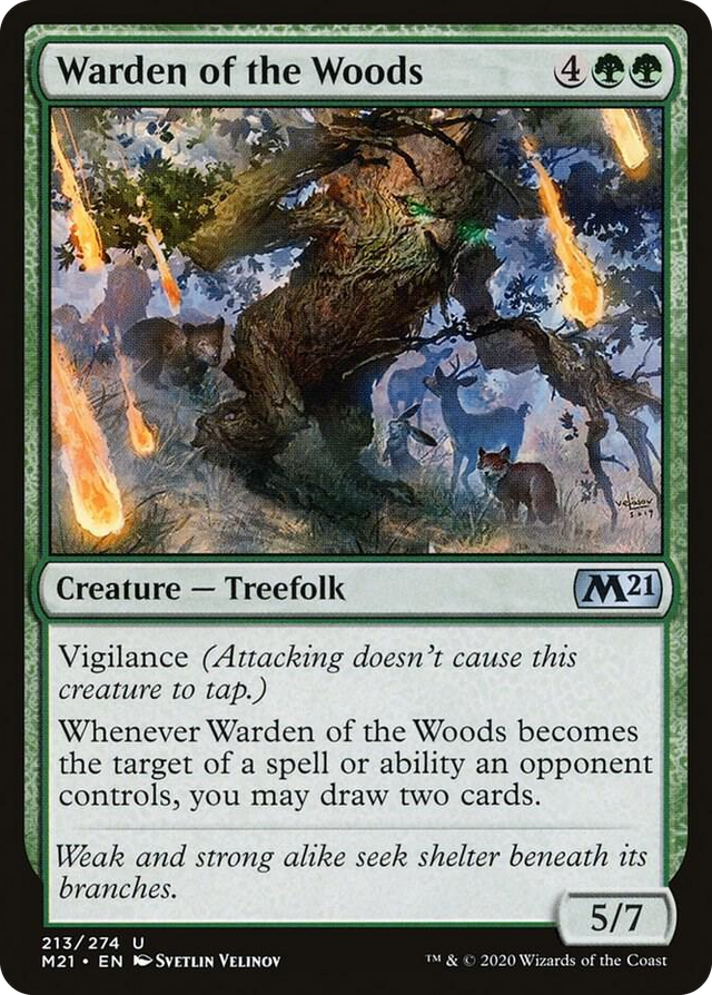 0213 Warden of the Woods U Core Set 2021