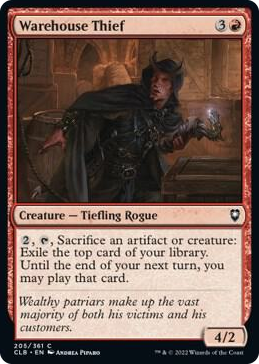Warehouse Thief #205 C - Commander Legends: Battle for Baldur's Gate Pokemon card