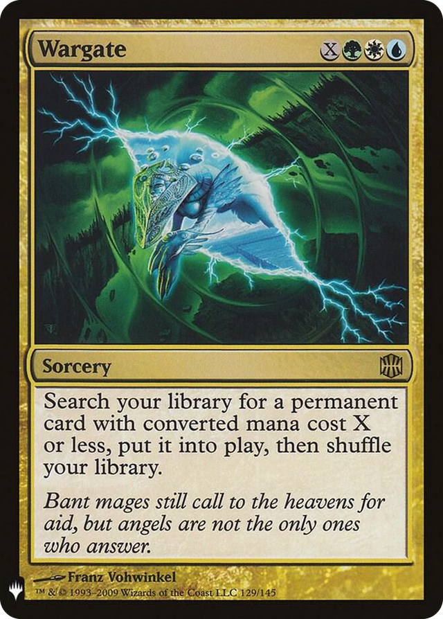 0129 Wargate R The List Reprints