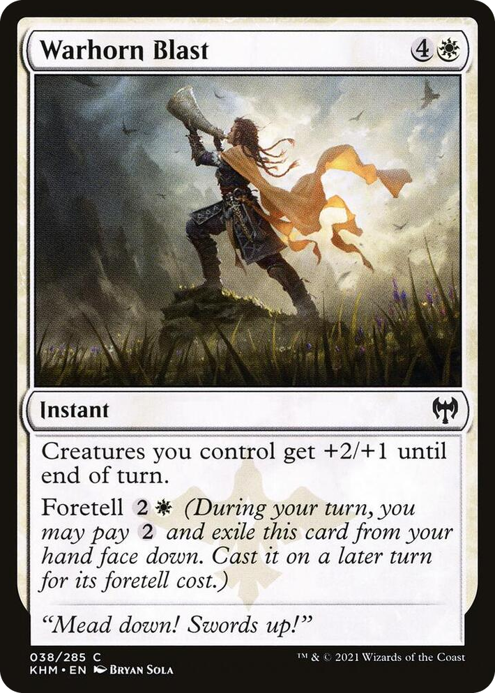 0038 Warhorn Blast C Kaldheim