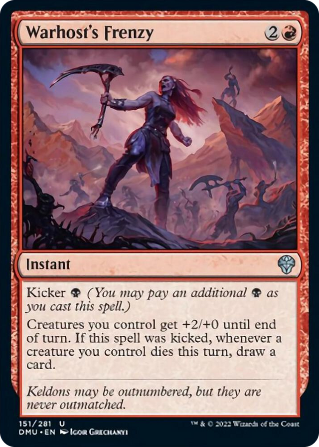 0151 Warhost's Frenzy U Dominaria United